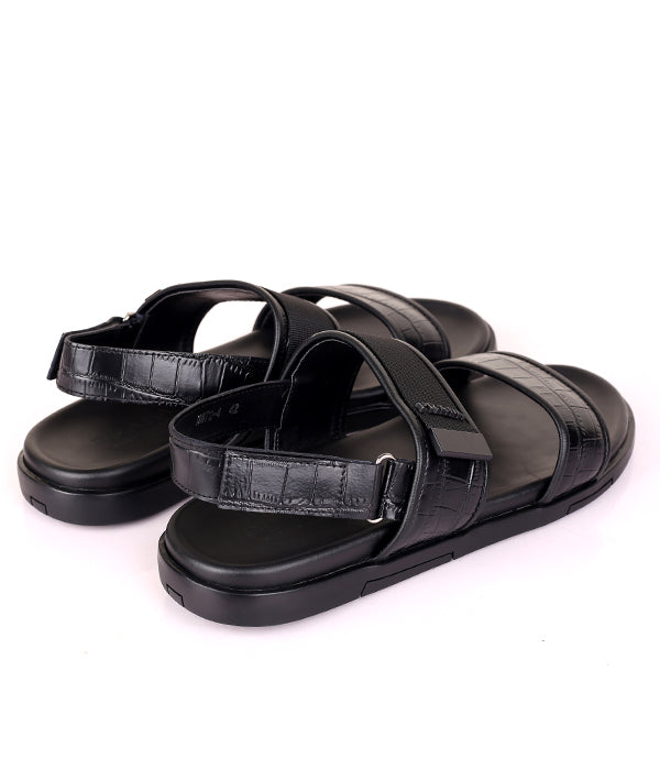 P Clip Sandals|Black
