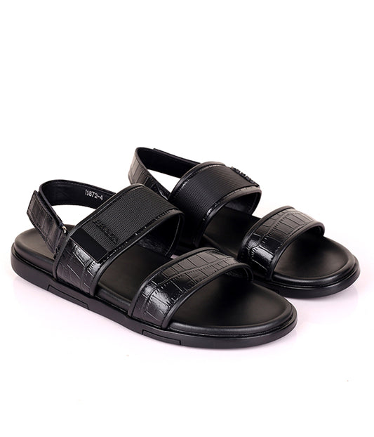P Clip Sandals|Black