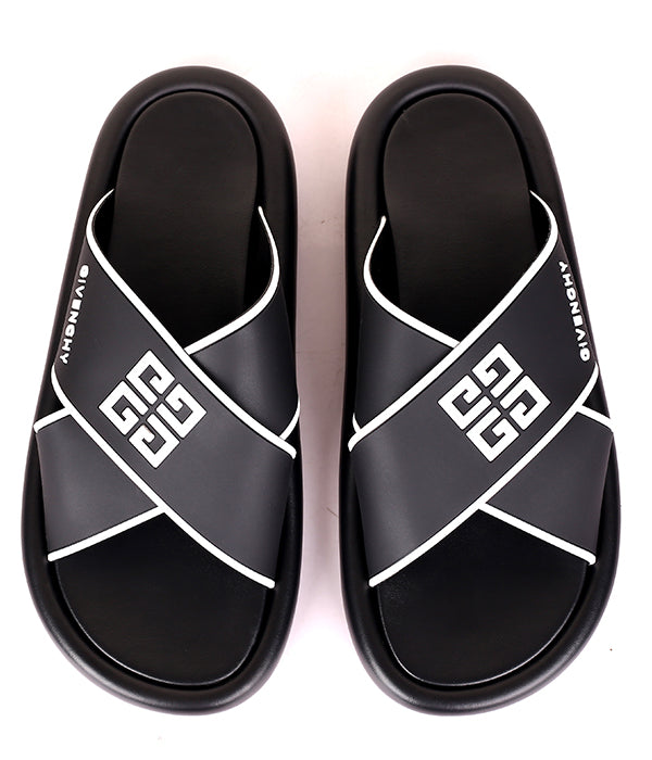 G Cross Cover Slides|Black