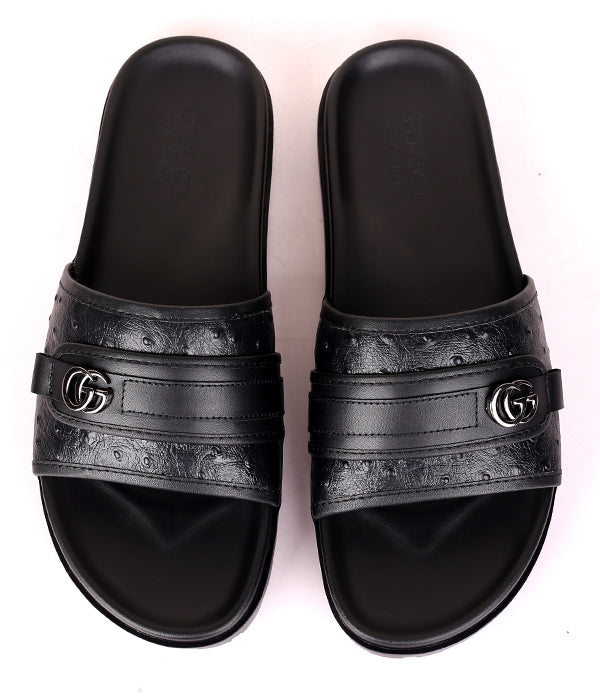 Black GG Logo Cover Slide