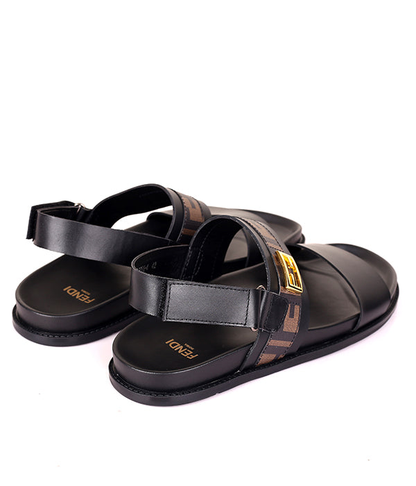 F Men's Clip Sandals|Black