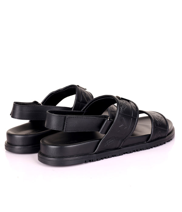 H Clip Sandals|Black