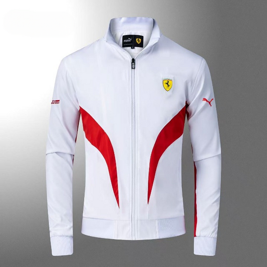 Scuderia Ferrari white track jacket