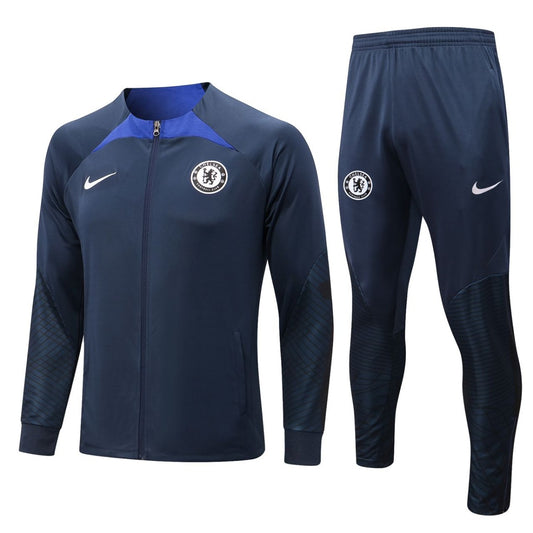CHELSEA FC NAVY TRAINING PRESENTATION SOCCER TRACKSUIT 2022-23