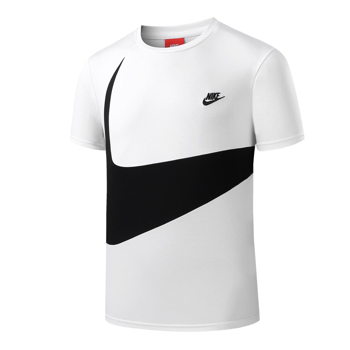 NIKE SUMMER T-SHIRT AND SHORT | OFF WHITE AND BLACK