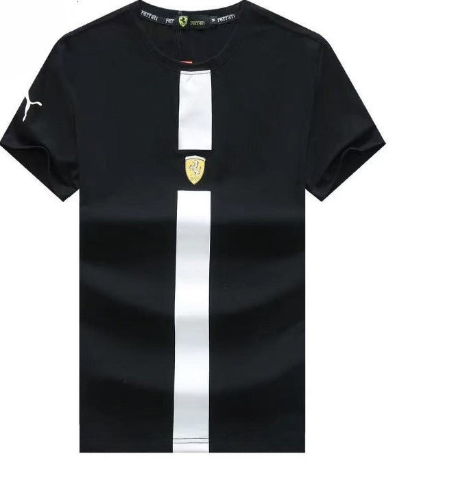 Ferrari crew neck black t-shirt