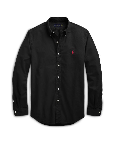 PRL Red Pony Longsleeve Shirt | Black