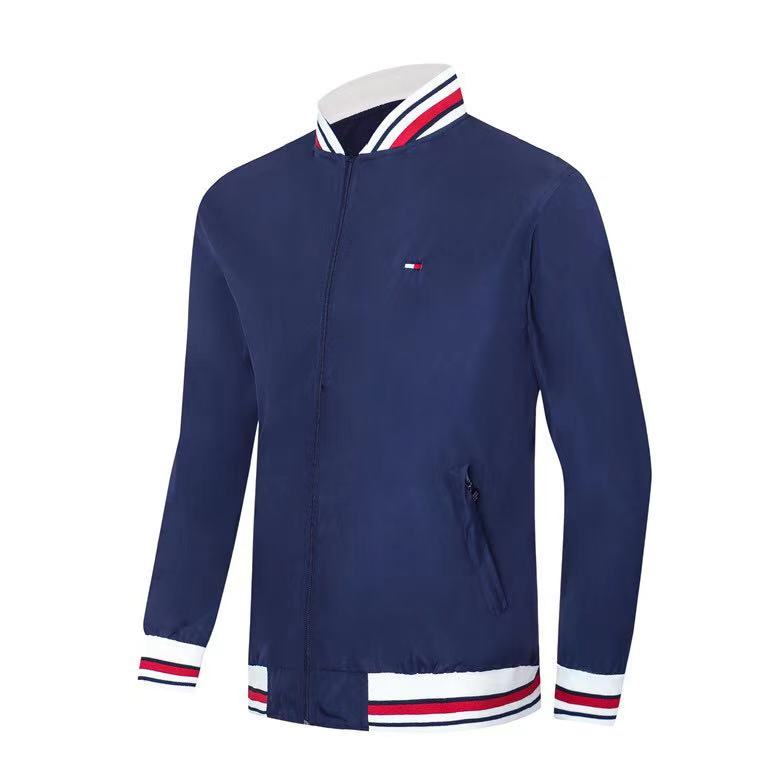 Tommy Hilfiger Wind Breaker Jackets | Navy Blue White Red