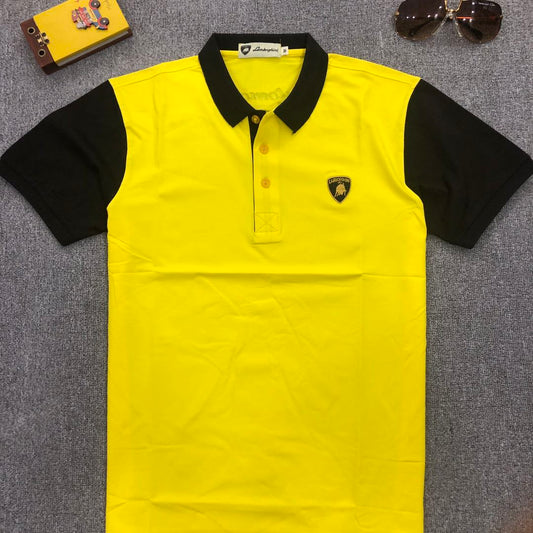 Lamborghini Men's Polo | Yellow
