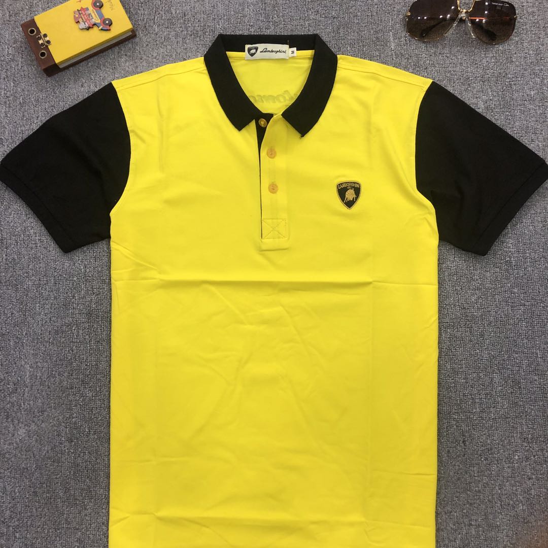 Lamborghini Men's Polo | Yellow