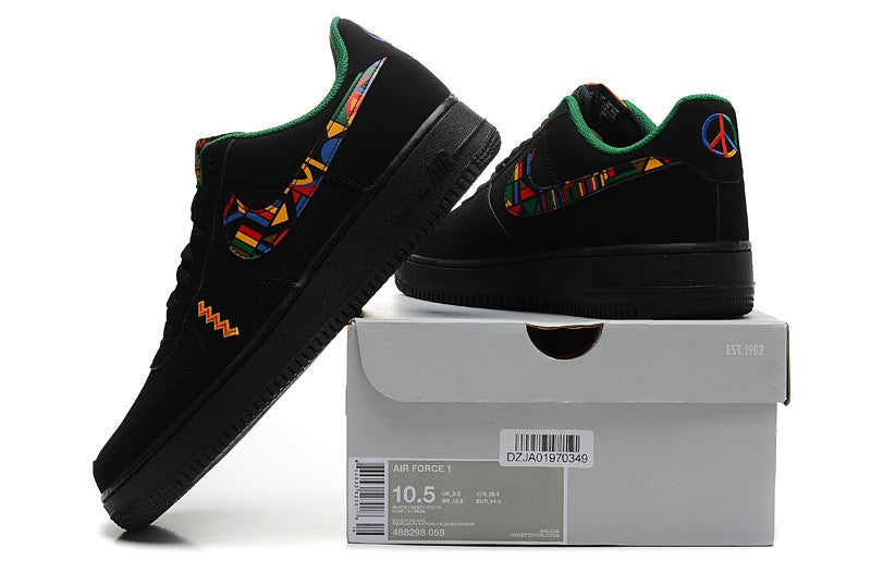 Nike Air Force 1 Low Urban Jungle Peace|Black