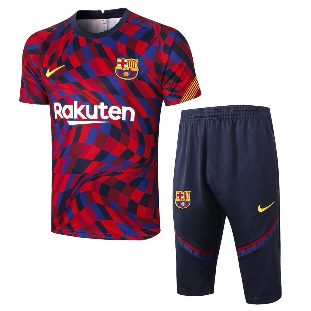 Barcelona Training Short Tracksuit | Red Navy Blue Brown