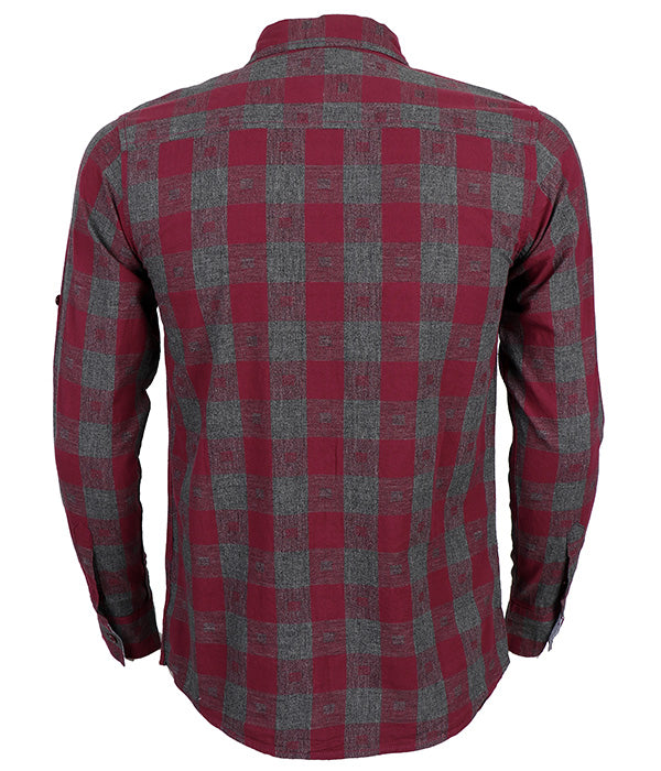 PRL Shirt | Burgundy  Grey