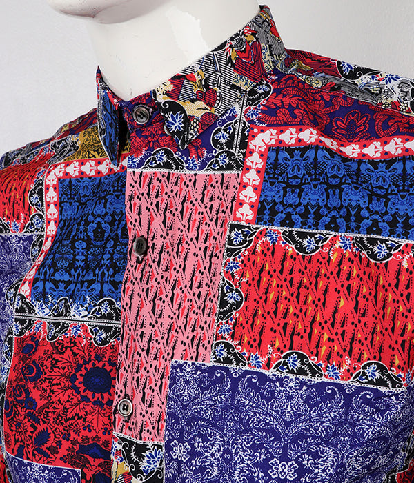 Terry Taylors Vintage Long Sleeve | Blue Pink Purple Yellow