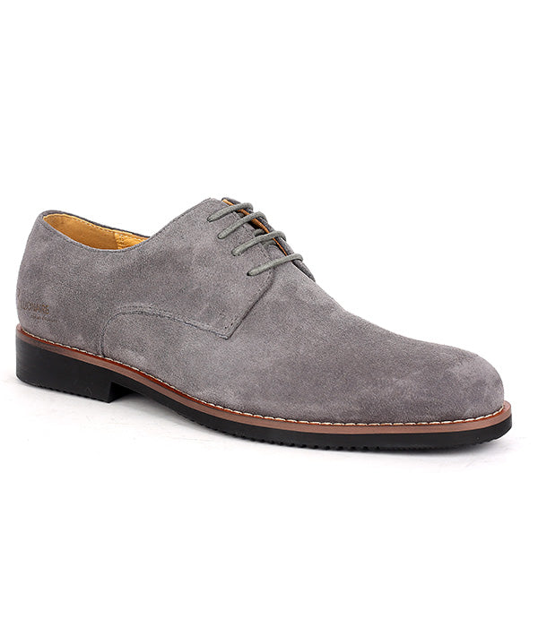 Billionaire Nubuck Lace up Shoe | Grey