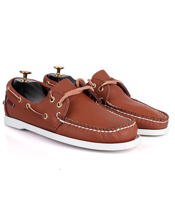 Sebago Dockside Shoe - Brown & White