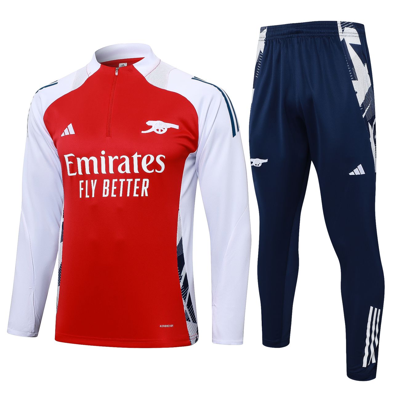 Arsenal half zip 2024/2025 training kit red