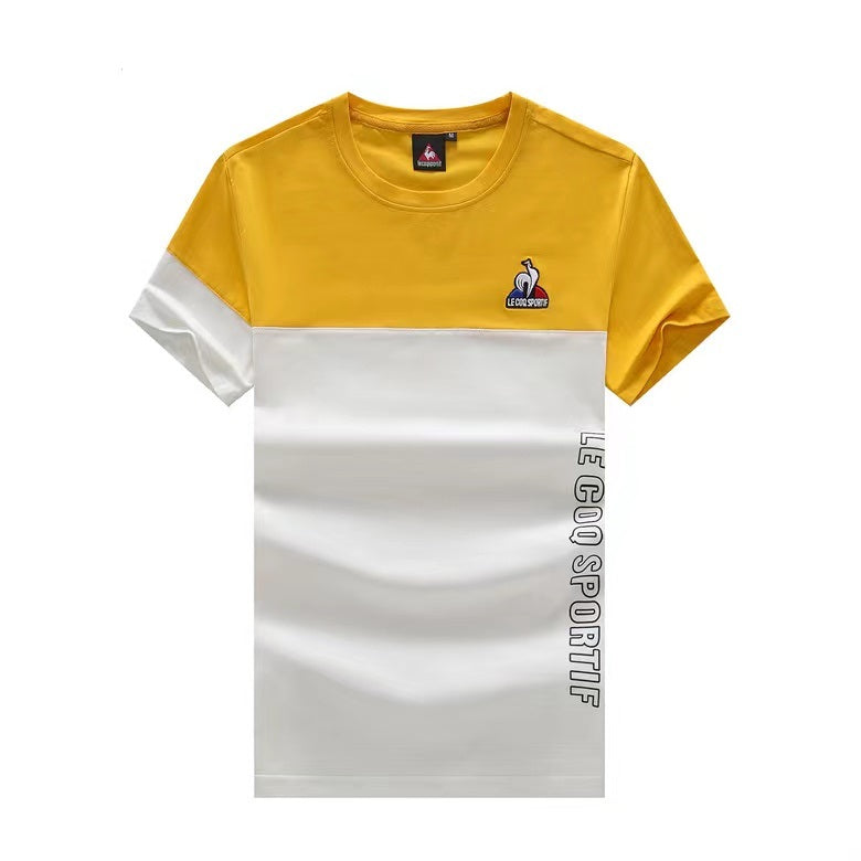 Lecoq Sportif Men s O Neck Tee shirt Multicolor Ajebomarket