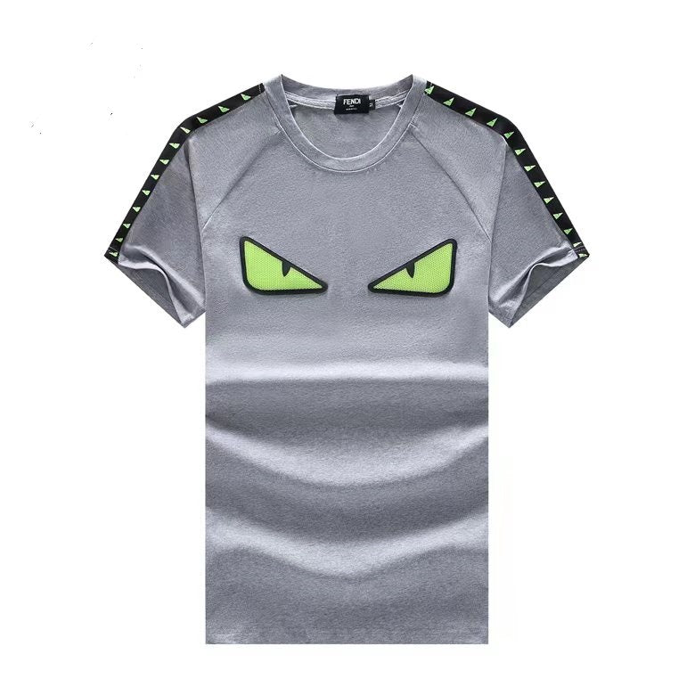 Fendi monster eye men's tee-shirt|Grey