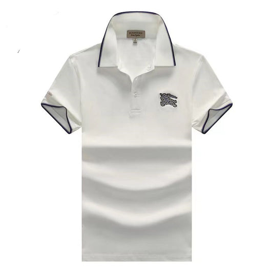 Burberry Men's Polo Shirt in White