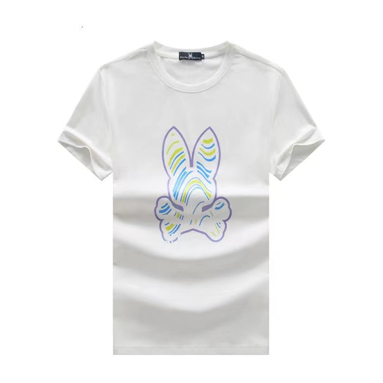 Psycho Bunny Men's Mainline Fitted T-shirt-White