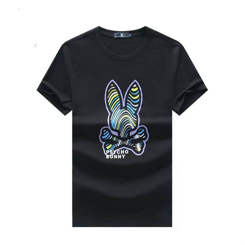 Psycho Bunny Men's Mainline Fitted T-shirt-Black