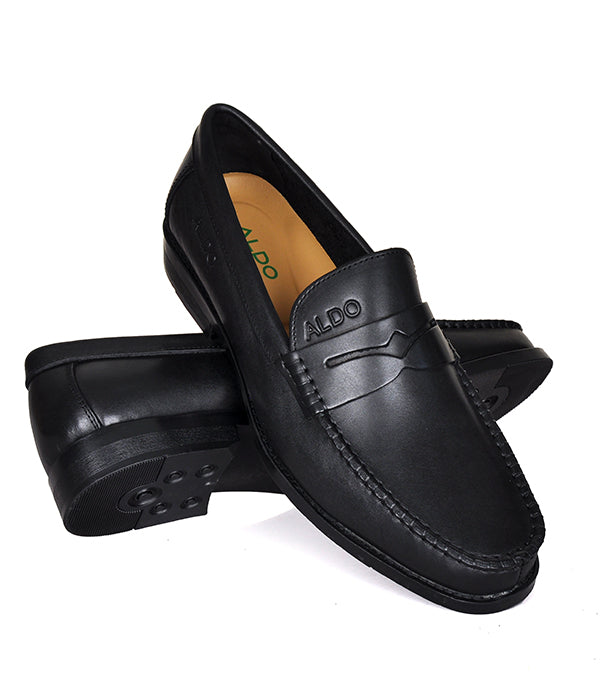 Black Aldo Penny Loafers