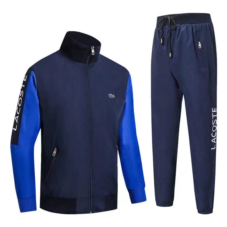 Lacoste Light Shell Navy Tracksuit Men's Wind Cover
