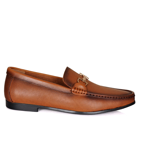 Aldo Brown Horse-bit Leather Shoes