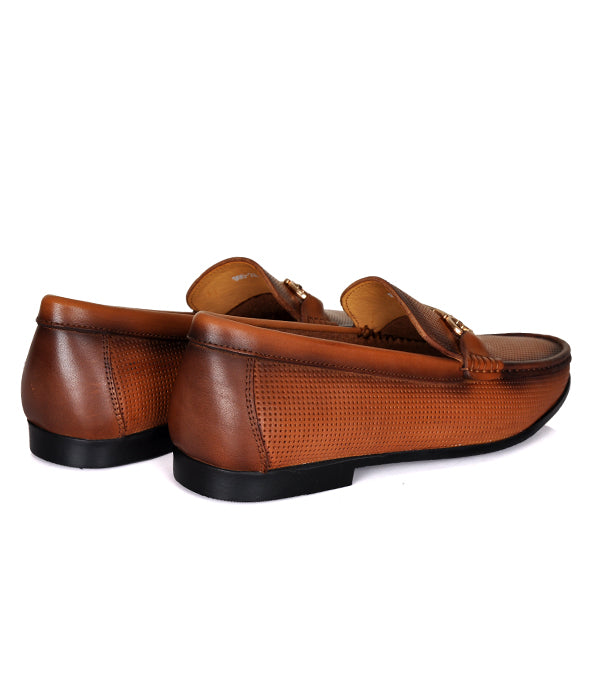 Aldo Brown Horse-bit Leather Shoes