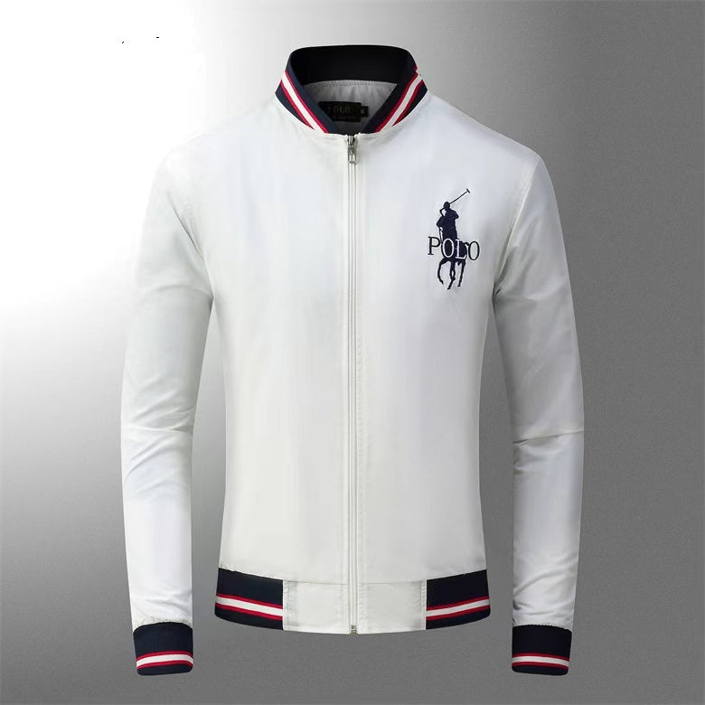 PRL Soft Shell Tracksuit Wind Cover in white