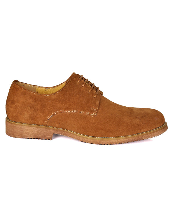 Brown Aldo Suede Derby Shoes