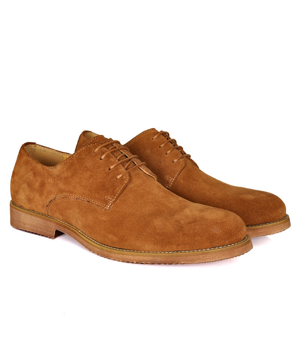 Brown Aldo Suede Derby Shoes