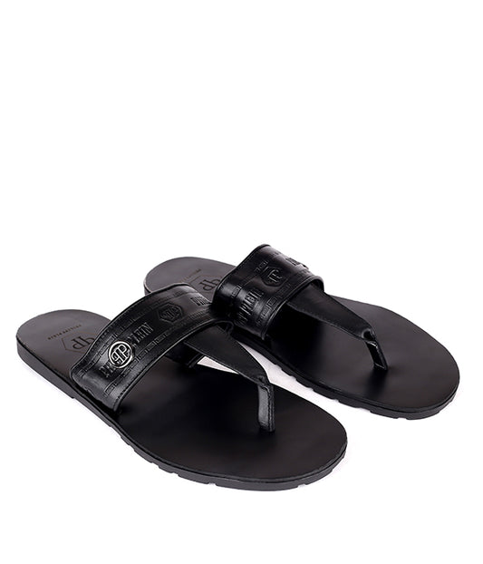 P. Plein Thong Slippers | Black