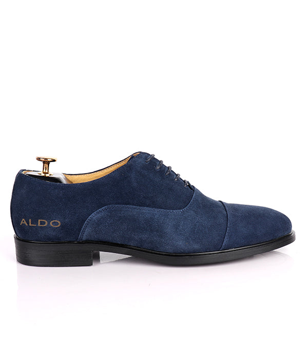 Aldo Men's Suede Lace up Shoe | Navy Blue