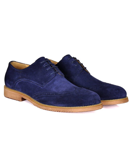 Aldo Navy Suede Derby Shoes