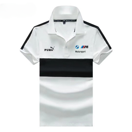 Motorsport BMW white polo shirt
