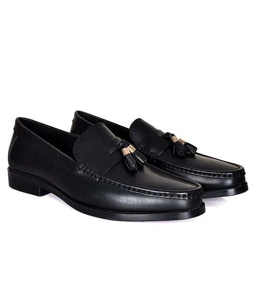 Black Plain Tassel  Aldo Loafers