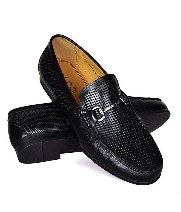 Horse-Bit Aldo Loafers Black