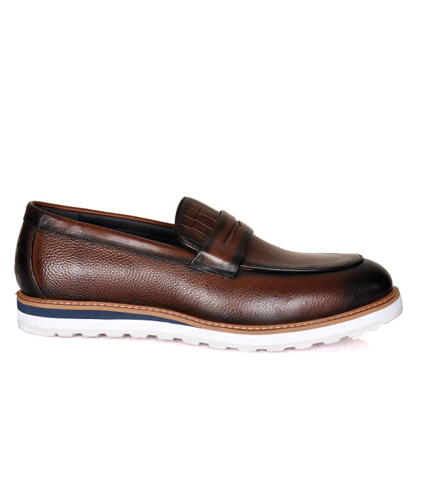 Aldo Coffee Penny Loafers