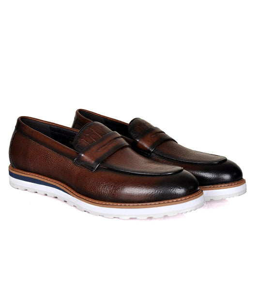 Aldo Coffee Penny Loafers