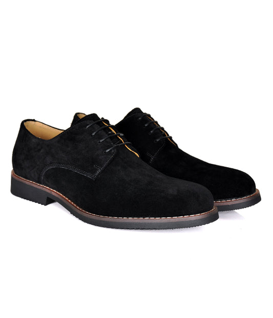 Aldo Black Suede Derby Lace-up