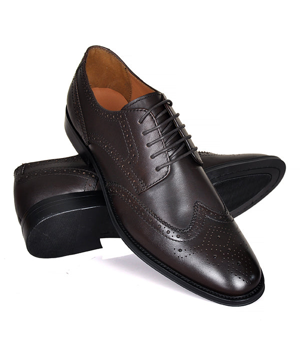 Aldo Coffee Brogues Leather Shoes