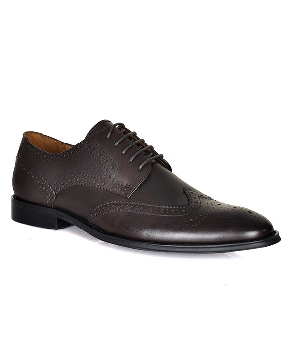 Aldo Coffee Brogues Leather Shoes