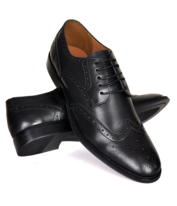 Aldo Black Brogues Leather Shoes
