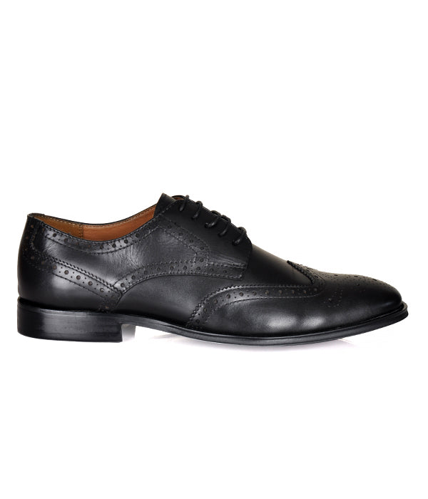Aldo Black Brogues Leather Shoes