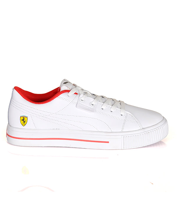 Puma Soft Foam Optimal Comfort White Leather Sneakers