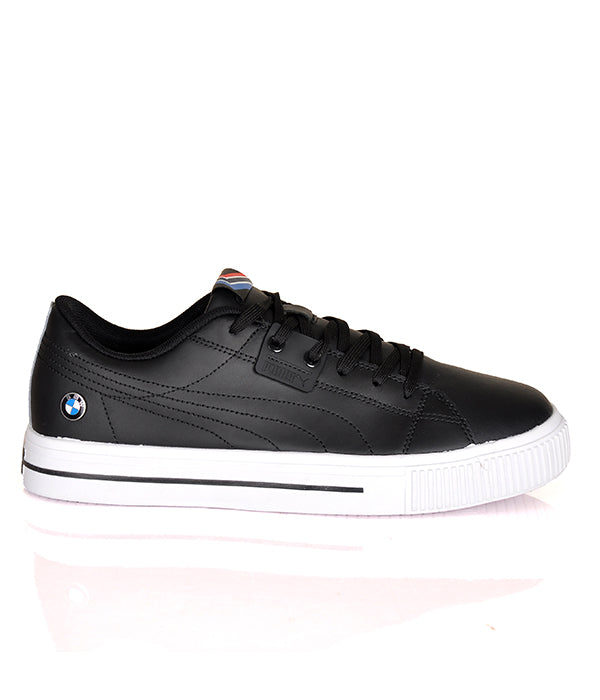 Puma Mercedes Soft Foam Optimal Comfort Black Leather Sneakers