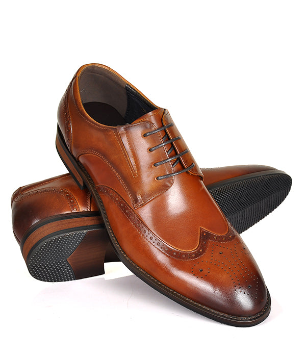 Aldo Brown Leather Blutcher Shoes