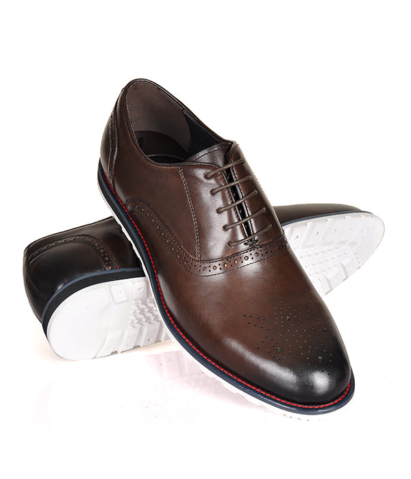 Aldo Oxford Coffee Leather Shoes